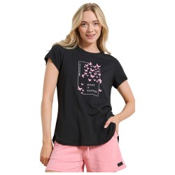 BodyTalk Γυναικεία Αθλητική Μπλούζα Κοντομάνικη 1251-902928 black